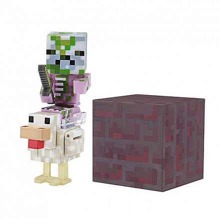 Фигурка из серии Minecraft - Pigman Jockey 