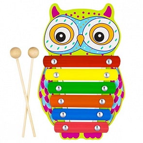 Металлофон деревянный - Совушка (Алатойс, МФ0602)