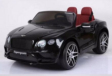Электромобиль Bentley Continental Supersports черного цвета 