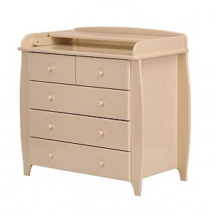 Комод с 5 -ю ящиками и пеленальным столом Лель БИ 31, слоновая кость (Лель, LIEL_АБ 31_слоновая кость)