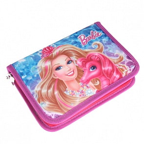 Пенал на молнии «Барби» с откидной секцией (Играем вместе, 15PC-01-MBARsim)