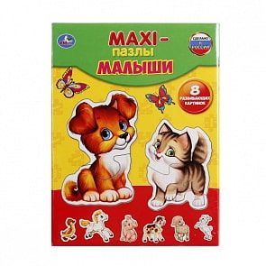 Макси-пазл Малыши, 8 развивающих картинок (Умка, 4690590118122sim)