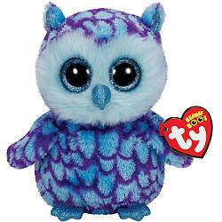 Совенок Beanie Boo's – Oscar, 25 см (Ty Inc, 37036) - миниатюра