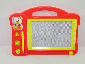 Магнитная доска для рисования с ручкой, 3 фигурки (Shantou, B571849sim)