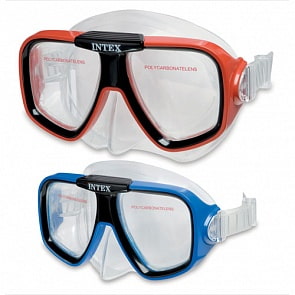 Маска для плавания - Риф, от 8 лет, 2 цвета (Intex, с55974)