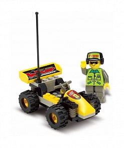 Конструктор - Внедорожник с фигуркой, 46 деталей (Sluban, M38-B0130)