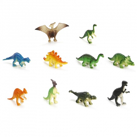 Набор из 12 динозавров - Рассказы о животных, 6 см 