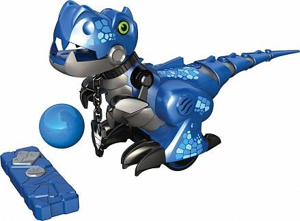 Робот Silverlit интерактивный «Приручи динозавра», синий 