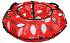 Санки надувные - Тюбинг SnowShow - Разноцветные листья на красном, диаметр 118 см  - миниатюра №2
