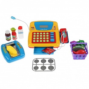 Кассовый аппарат с аксессуарами – Мой магазин, свет и звук (Playsmart, A539-H05180)