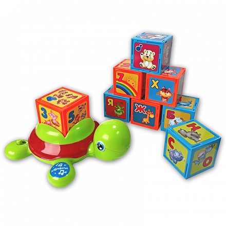 Игрушка - Черепашка-Умняшка с кубиками 