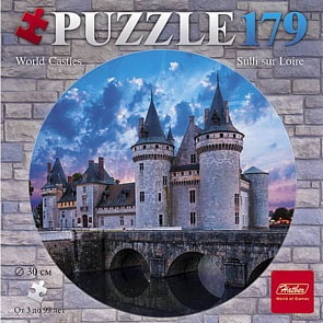 Пазлы круглые 179 элементов – Замки Луары (Hatber, 179ПЗк4-11193)
