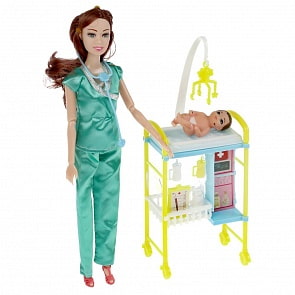 Кукла с пупсом и аксессуарами, 29 см (1904O077) (ассортимент)