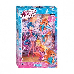 Пазлы – Winx, макси, 24 детали (Step Puzzle, 90015)