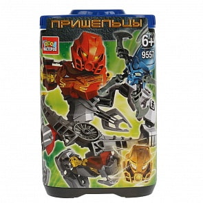 Конструктор – Пришелец, 66 деталей в банке (Город мастеров, 9557-ZH)