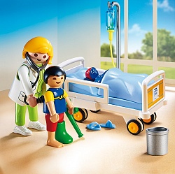 Детская клиника: Доктор с ребенком (Playmobil, 6661pm) - миниатюра