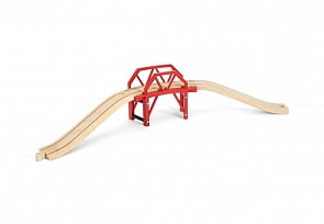 Изогнутый мост, 4 детали (Brio, 33699)