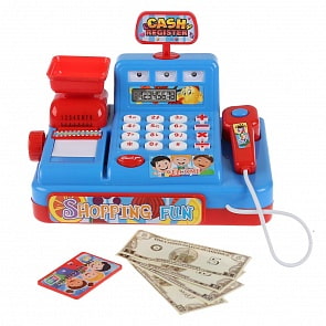 Кассовый аппарат с аксессуарами, свет и звук (B1621316)