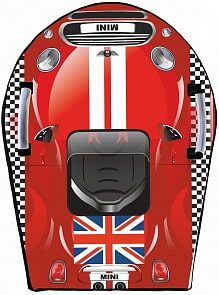 Ледянка Snow auto Mini Cooper, цвет красный (RT, 6018RT)