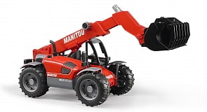 Погрузчик колесный Bruder Manitou MLT 633 с телескопическим ковшом (Bruder, 02-125)