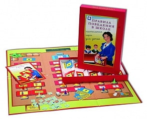 Детская настольная игра - Правила поведения в школе (Новое поколение, 113373)