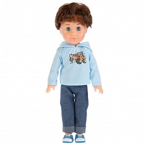 Интерактивная кукла Артем, 35 см, 3 песни из м/ф, с аксессуарами (Карапуз, BOY35-25211-RU)