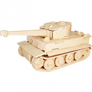 Модель деревянная сборная - Тигр МК-1 (Wooden Toys, P322) Модель деревянная сборная - Тигр МК-1 (Wooden Toys, P322)