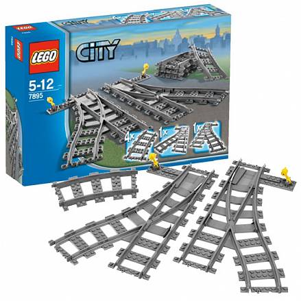 Конструктор Lego City - Железнодорожные стрелки 