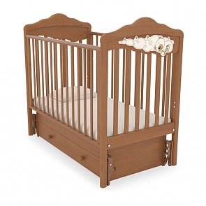 Кровать детская Angela Bella К-2005-27м Изабель, вишня (Angela Bella, AB-К-2005-27м_вишня)