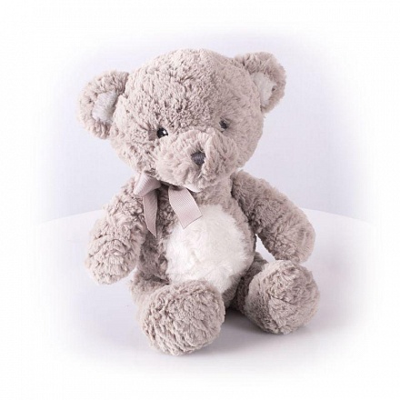 Мягкая игрушка - Мишка Бублик, серый, 23 см 