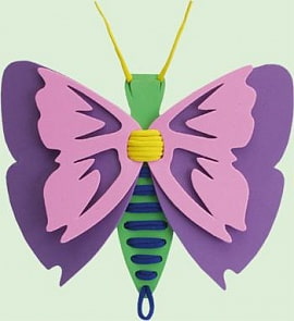 Шнуровка мягкий конструктор "Бабочка" (ФАНТАЗЕР, 103002)