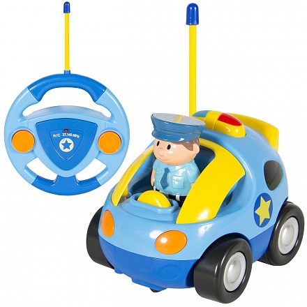 Радиоуправляемая игрушка - Полицейская машина, 2 канала, свет, музыка 