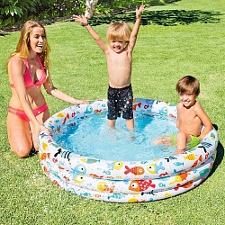 Надувной бассейн – Подводный мир (Intex, с59431) - миниатюра