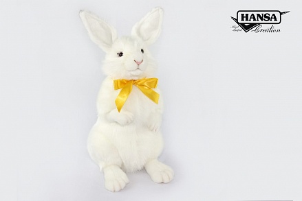 Кролик белый, 37 см 