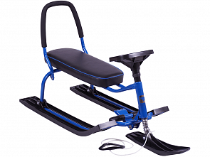 Снегокат 501 Tandem разборный для двоих, синий (Барс, 7651)