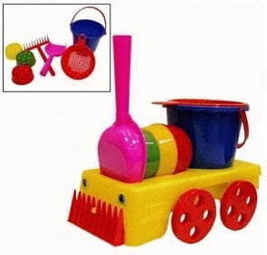 Набор песочный Паровозик (Форма, С-23-Ф)