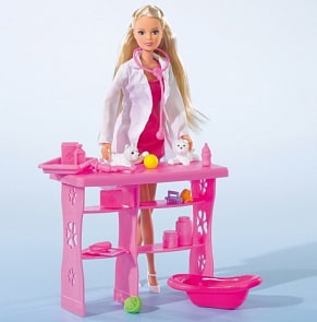 Кукла Штеффи-ветеринар с аксессуарами (Simba, 5737393)