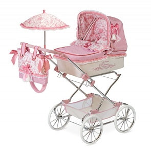 Коляска для куклы с сумкой и зонтиком Мартина, 90 см (DeCuevas, 82026)