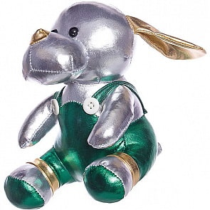 Мягкая игрушка из серии Металлик - Собака, 16 см (Abtoys, M2112)