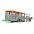 Прицеп для перевозки животных с коровой   - миниатюра №1