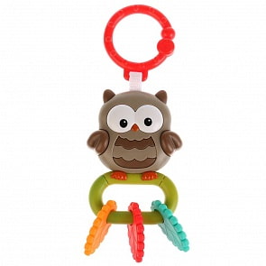 Погремушка со съемным кольцом Сова (Умка, KK2680-16-R)