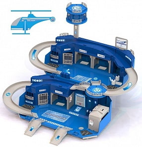 Гараж - Полицейская станция с вертолетом (Нордпласт, Н-431227)