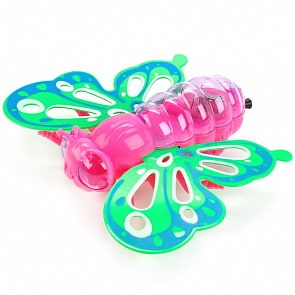 Бабочка заводная со светом, разные цвета (S+S Toys, 100861158) (ассортимент)