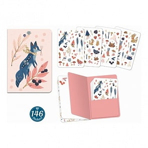 Блокнот с наклейками – Люсиль, 146 штук (Djeco, DD03575)