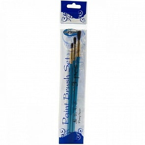 Кисти набор 3 штуки №2, 4, 6, шерсть пони, круглые (Centrum, 84680)