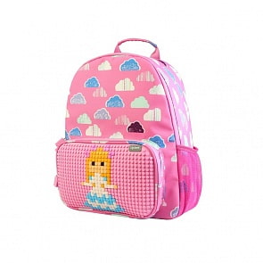 Детский рюкзак Floating Puff WY-A025 Розовый с рисунком (Upixel, 80857)