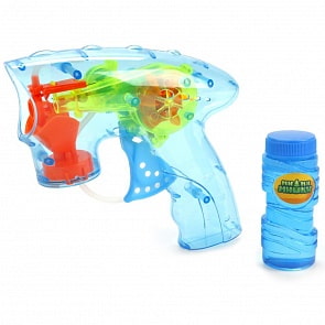 Пистолет для пускания мыльных пузырей – Ми-ми-мишки, со светом, 50 мл (Играем вместе, BB1868-7MMM)