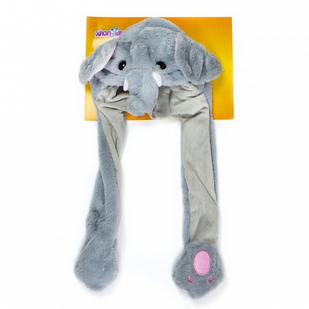 Шапка детская Хлоп-Ушки - Слон 