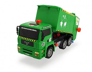 Мусоровоз с контейнером, AirPump, 31 см (Dickie, 3805000029)