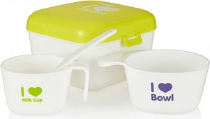 Полезный контейнер для еды, желтый (Farlin, AEF-B008)